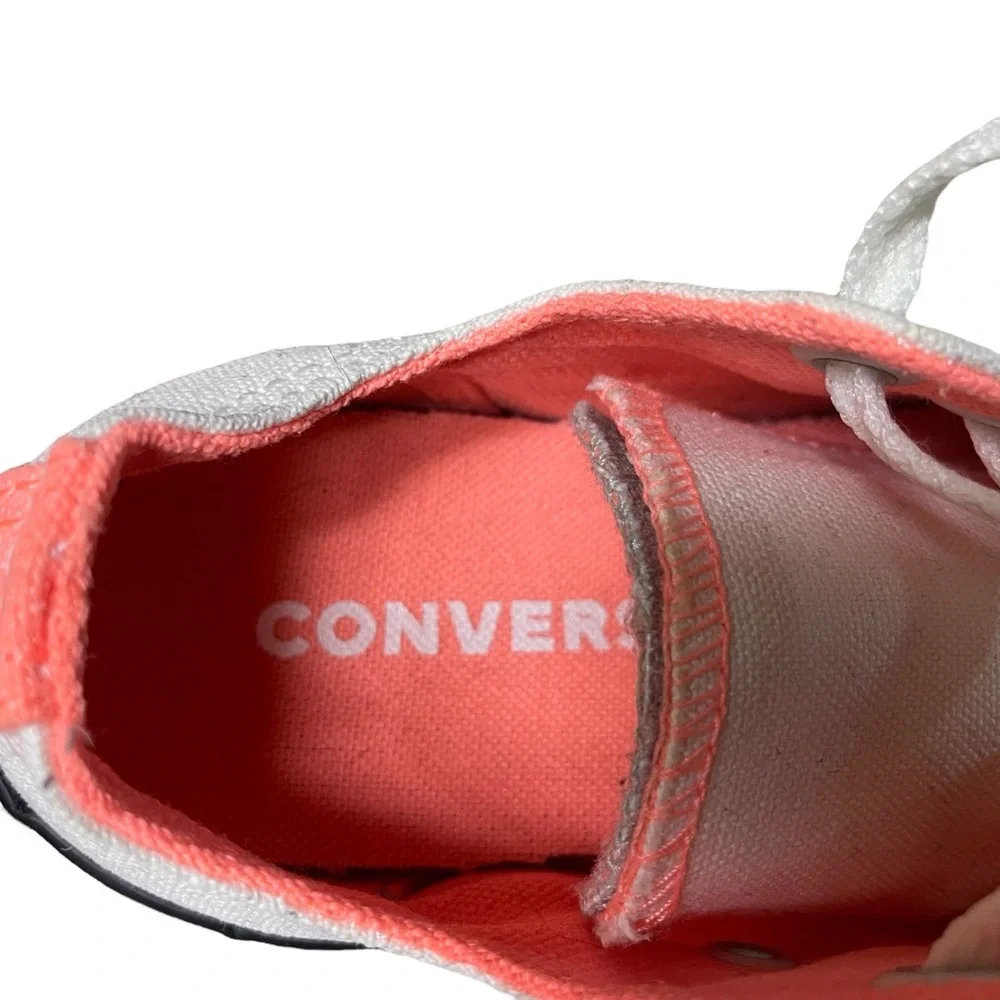 Converse Chuck Taylor Little Kids All Star OX Hyper Orange Kicks Size 13